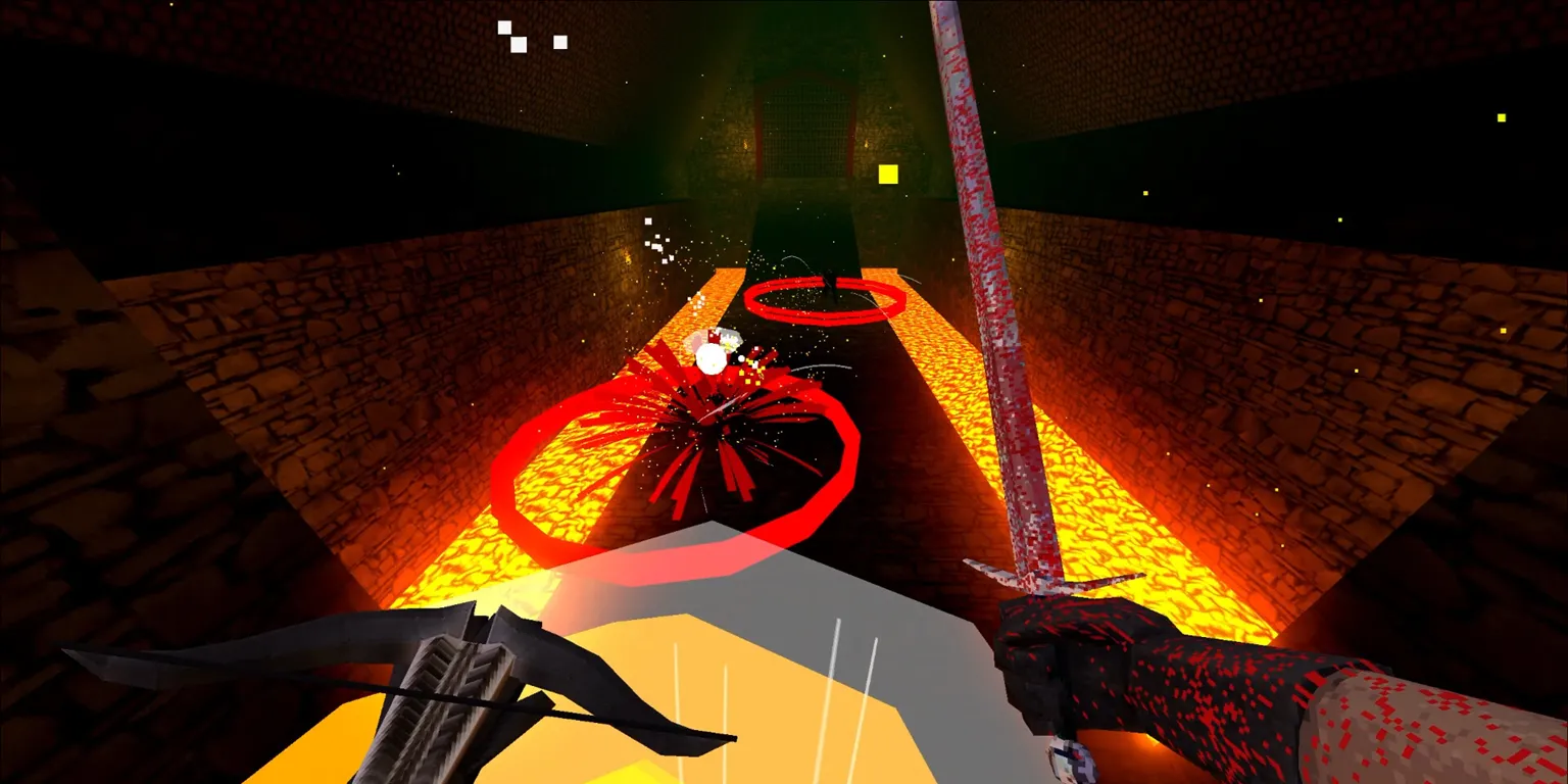 Giao diện Bloodthief: runner hack-and-slash phong cách medieval nhưng giữ momentum như Neon White