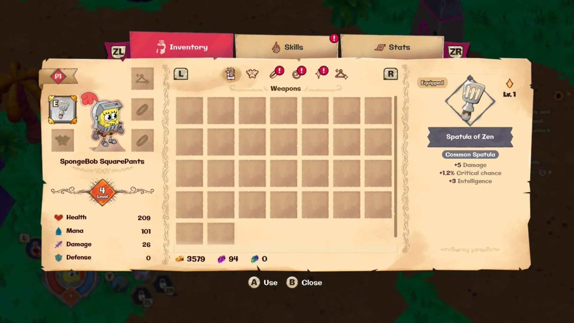 Giao diện HUD và hệ thống menu trong Dice of Destiny