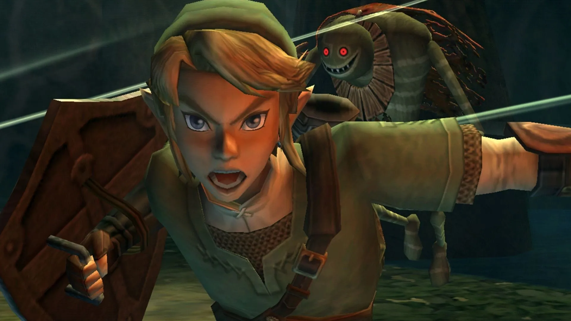 Hình The Legend of Zelda: Twilight Princess trên GameCube/Wii, ảnh cảnh hành động nhân vật trong game