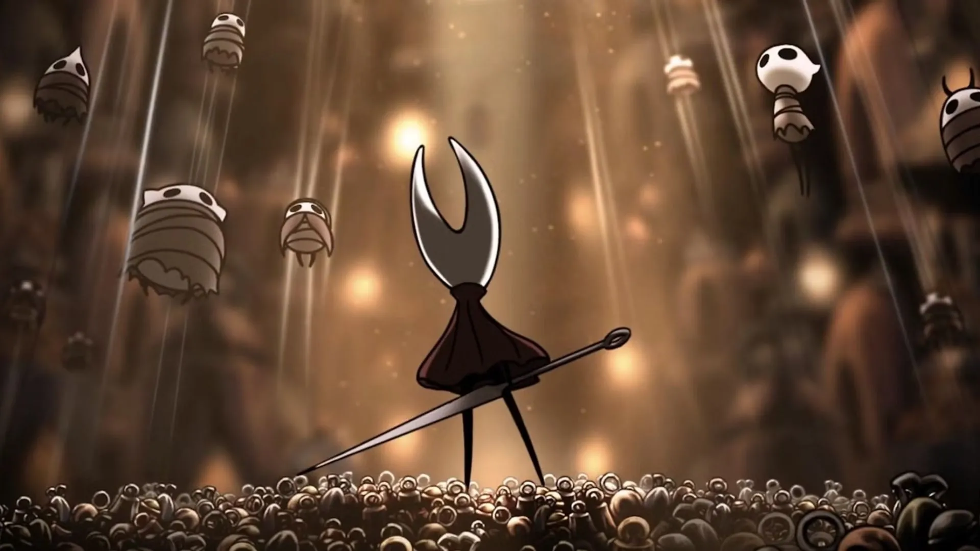 Hollow Knight: Silksong artwork, nền tảng Metroidvania kết hợp Soulslike khiến từng chuyển động bị kiểm soát chặt chẽ
