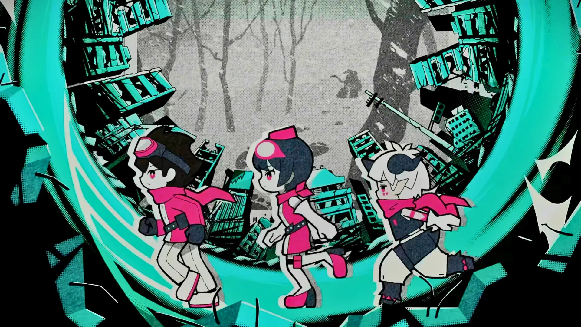 Lựa chọn nhân vật chính giữa Dan và Kanan trong Digimon Story: Time Stranger với giao diện ADAMAS